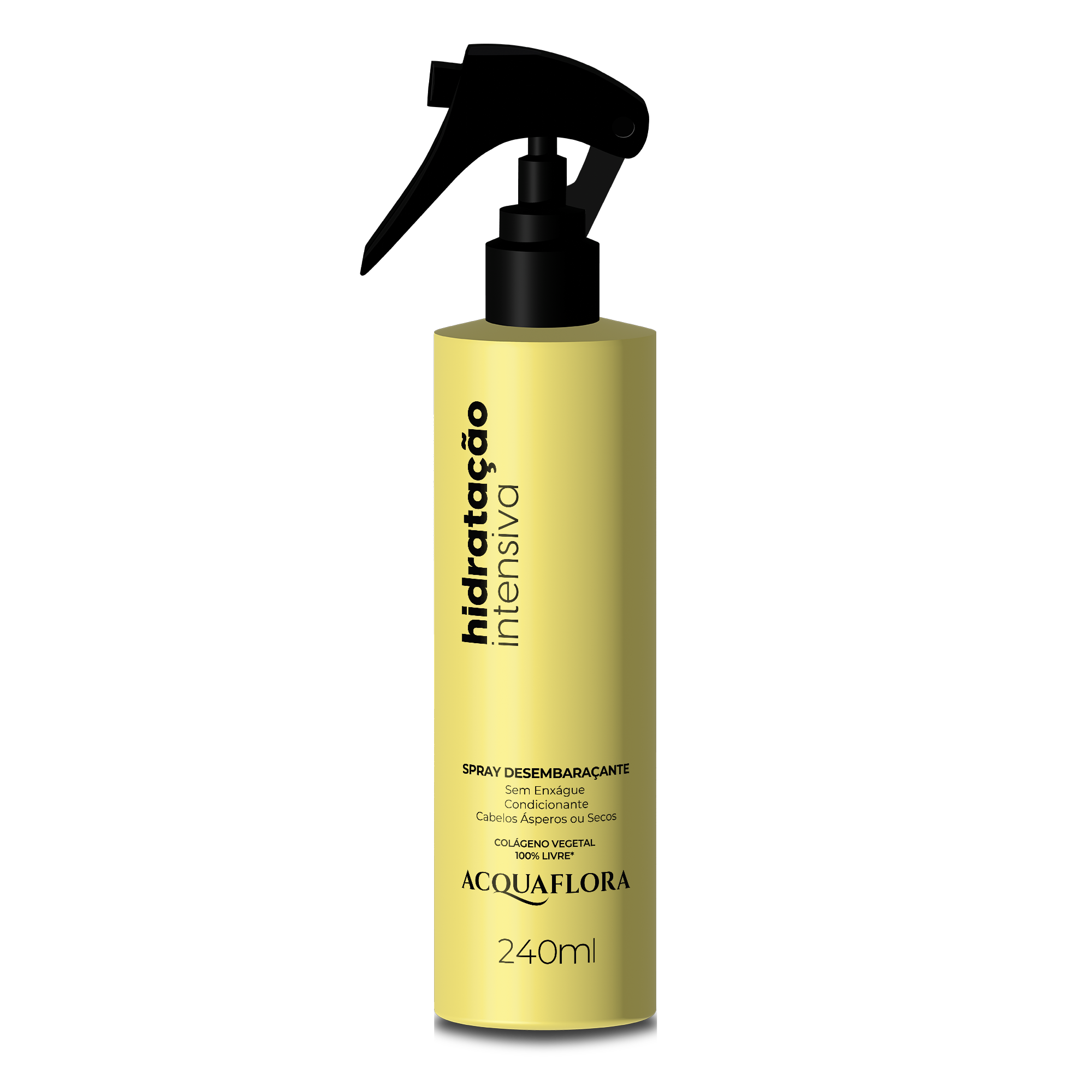 Spray Desembaraçante Sem Enxágue Acquaflora Hidratação Intensiva 240ml