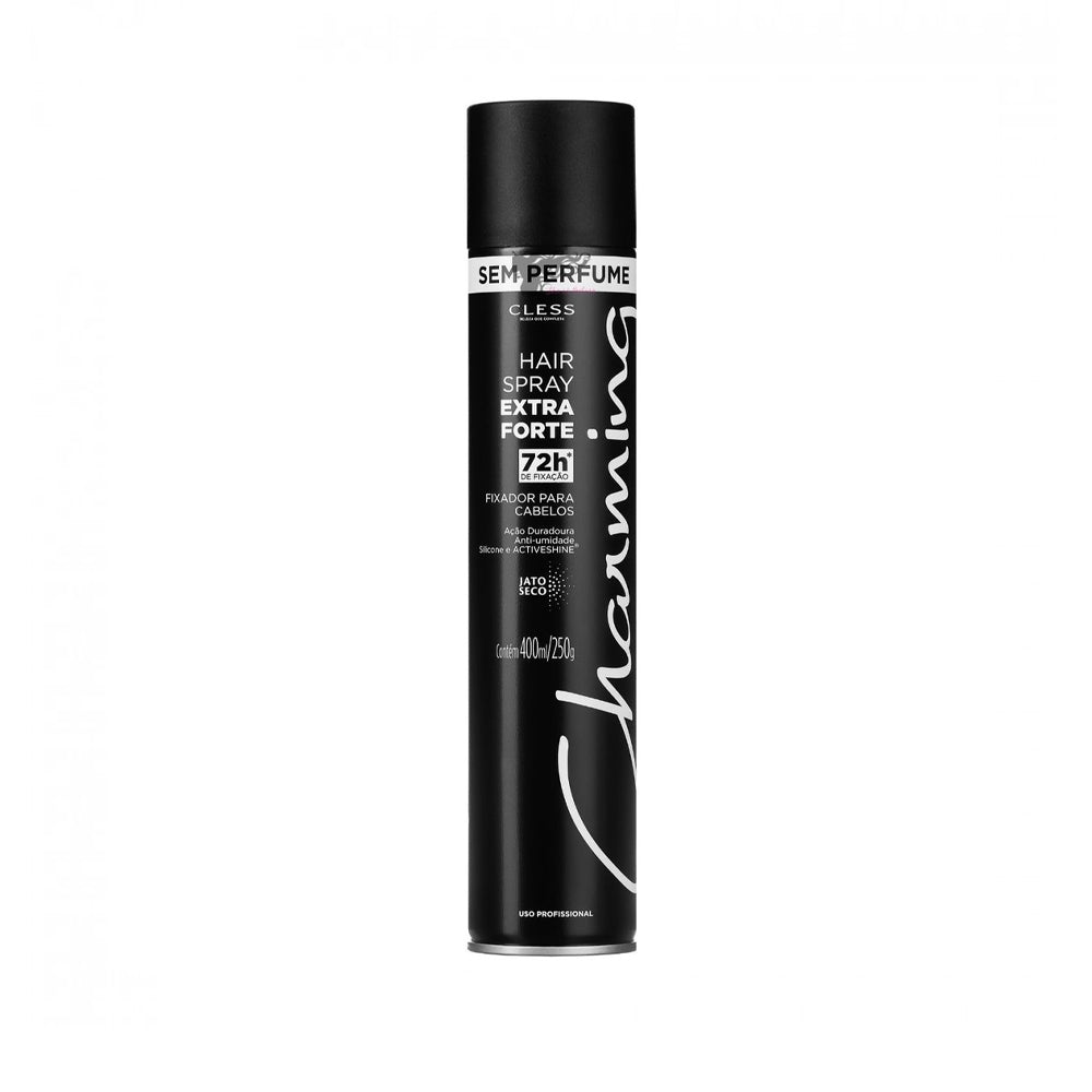 Spray Fixador Charming Black Sem Perfume 400ml