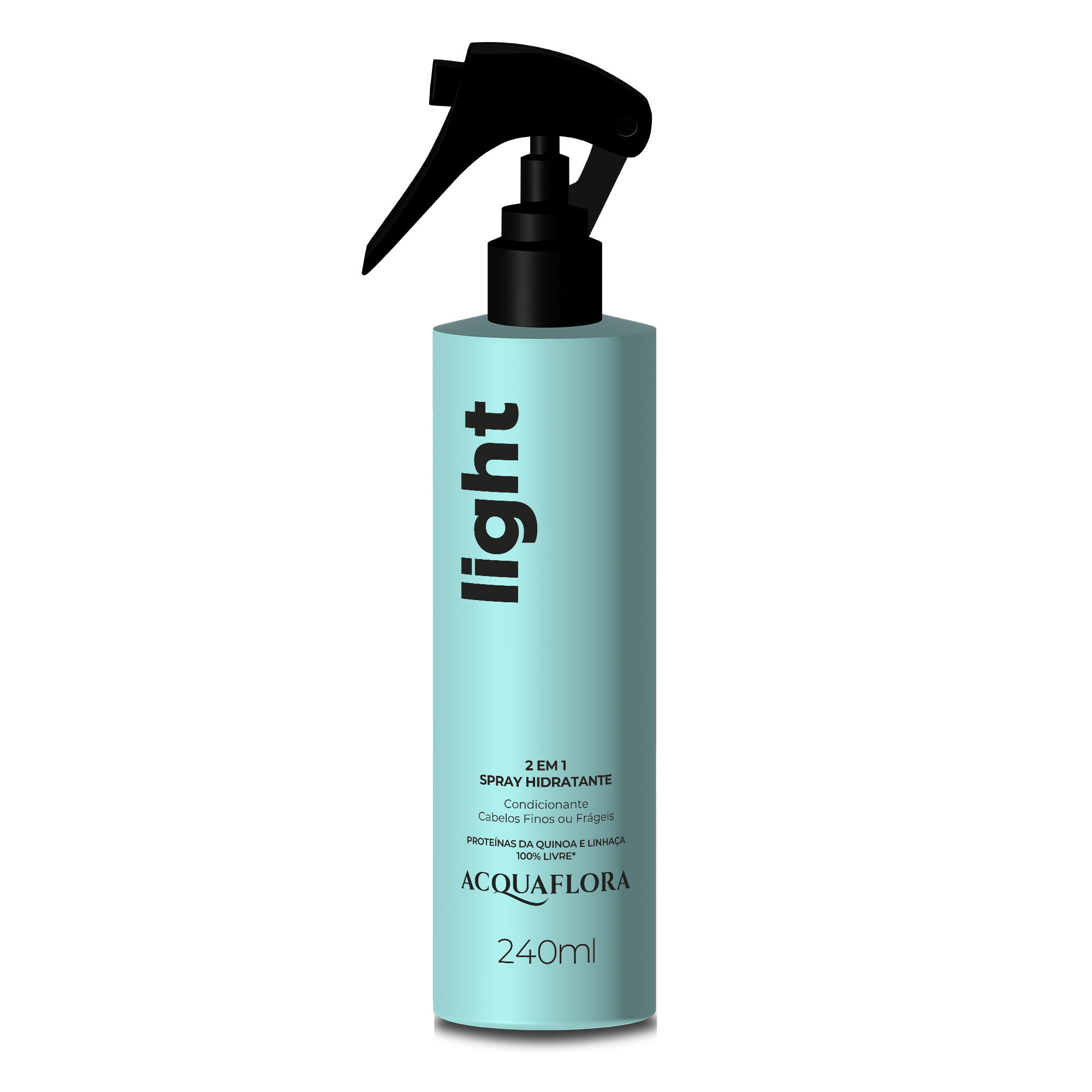 Spray Hidratante Acquaflora Light 2 em 1 com ou sem Enxágue 240ml