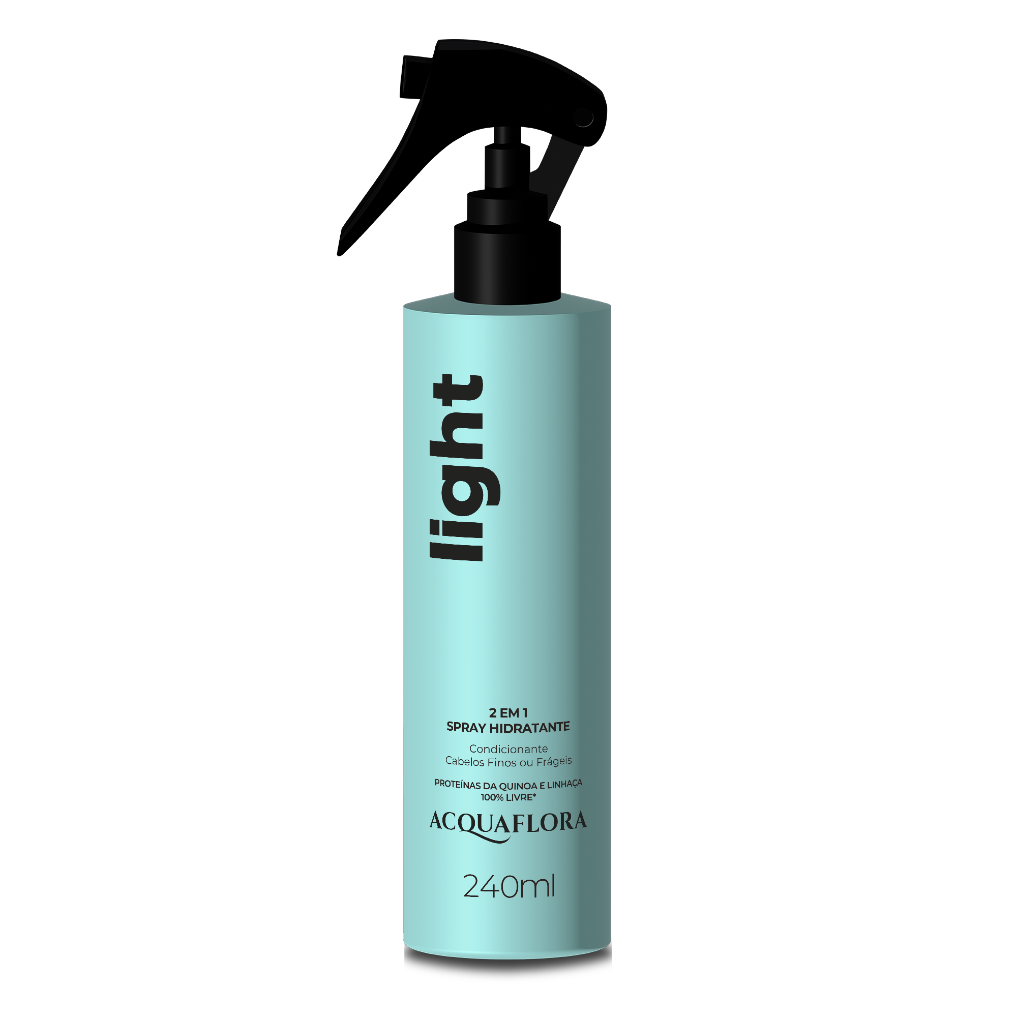 Spray Hidratante Acquaflora Light 2 em 1 com ou sem Enxágue 240ml