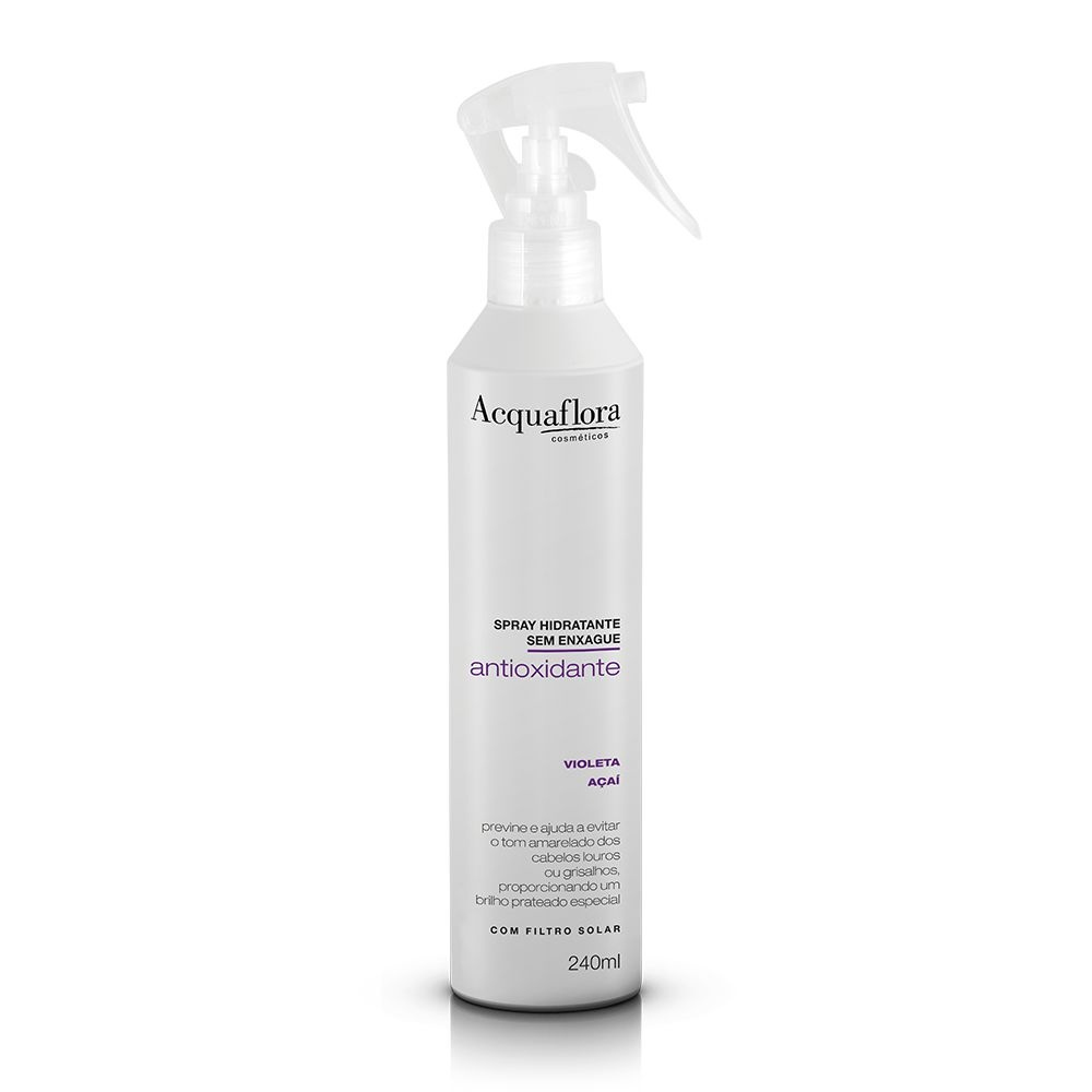 Spray Hidratante Sem Enxágue Acquaflora Antioxidante 240ml