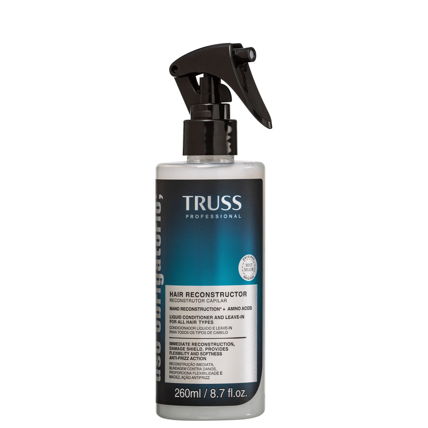 Spray Reconstrutor Capilar Truss Uso Obrigatório RPK 260ml