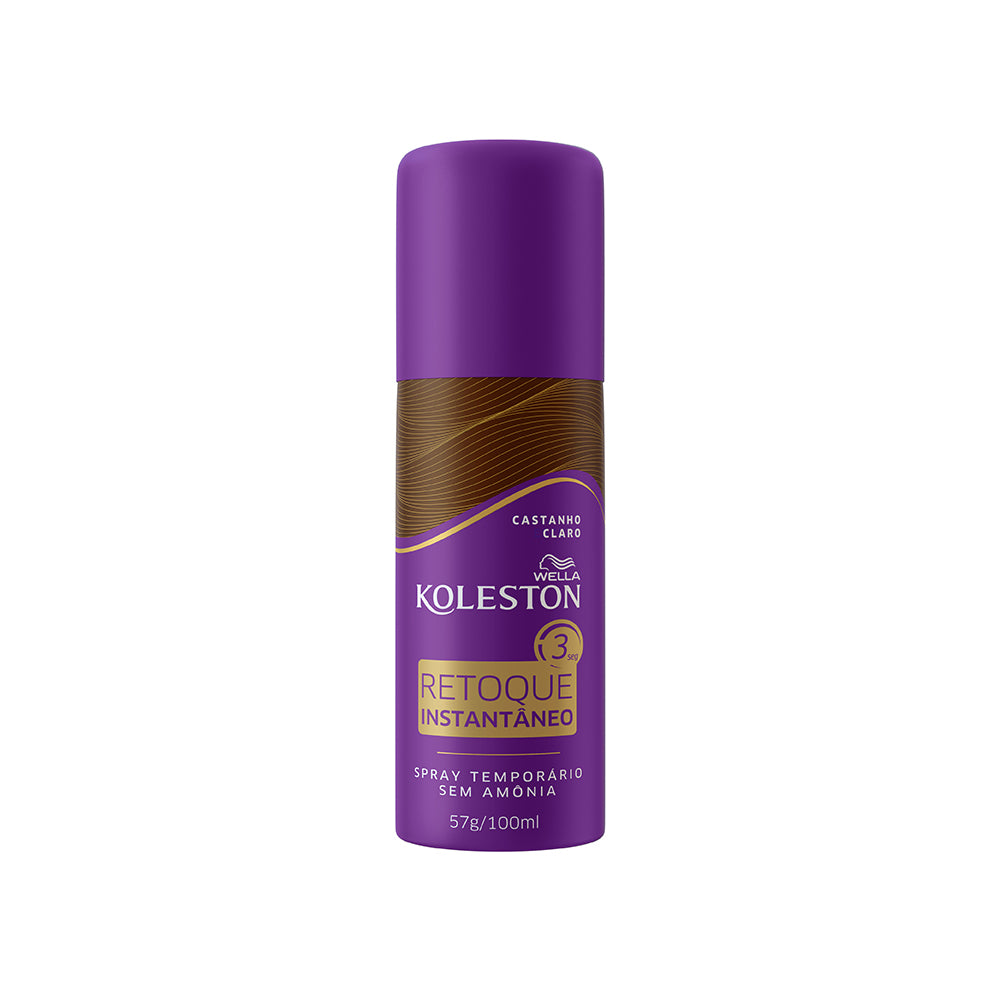 Spray Retoque de Raiz Koleston Castanho Claro 100ml