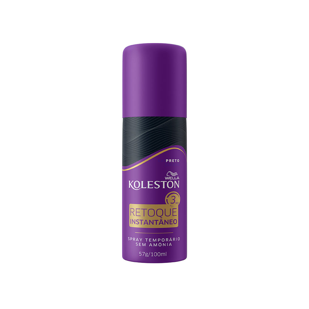 Spray Retoque de Raiz Koleston Preto 100ml