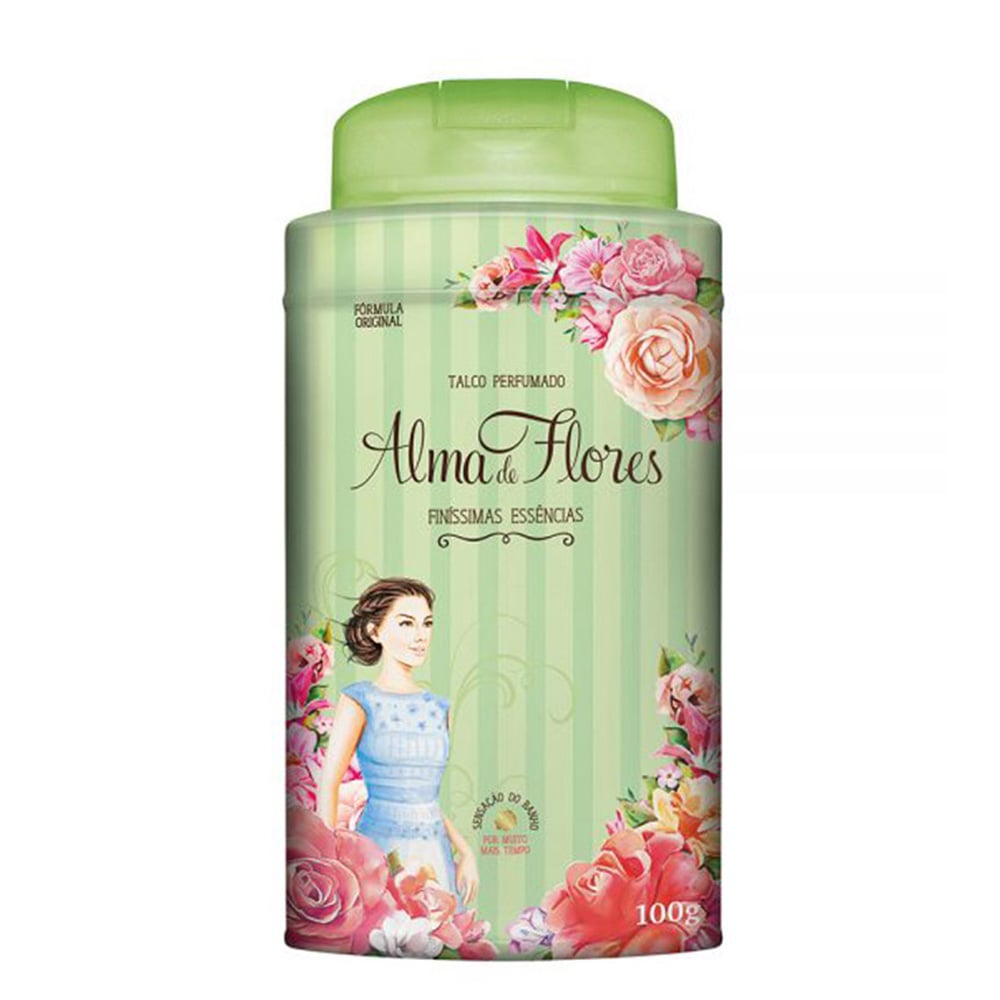 Talco Alma de Flores Clássico 100g