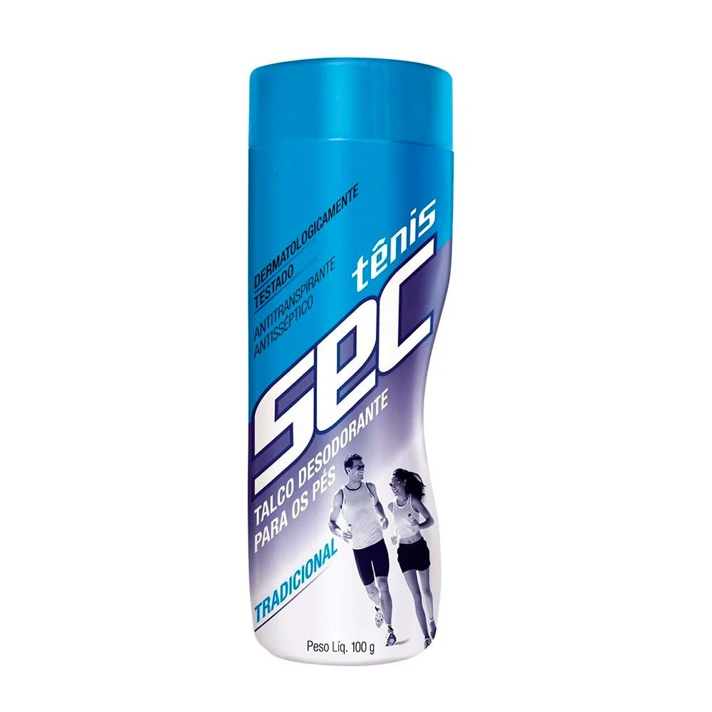 Talco Desodorante para os Pés Tênis Sec Tradicional 100g