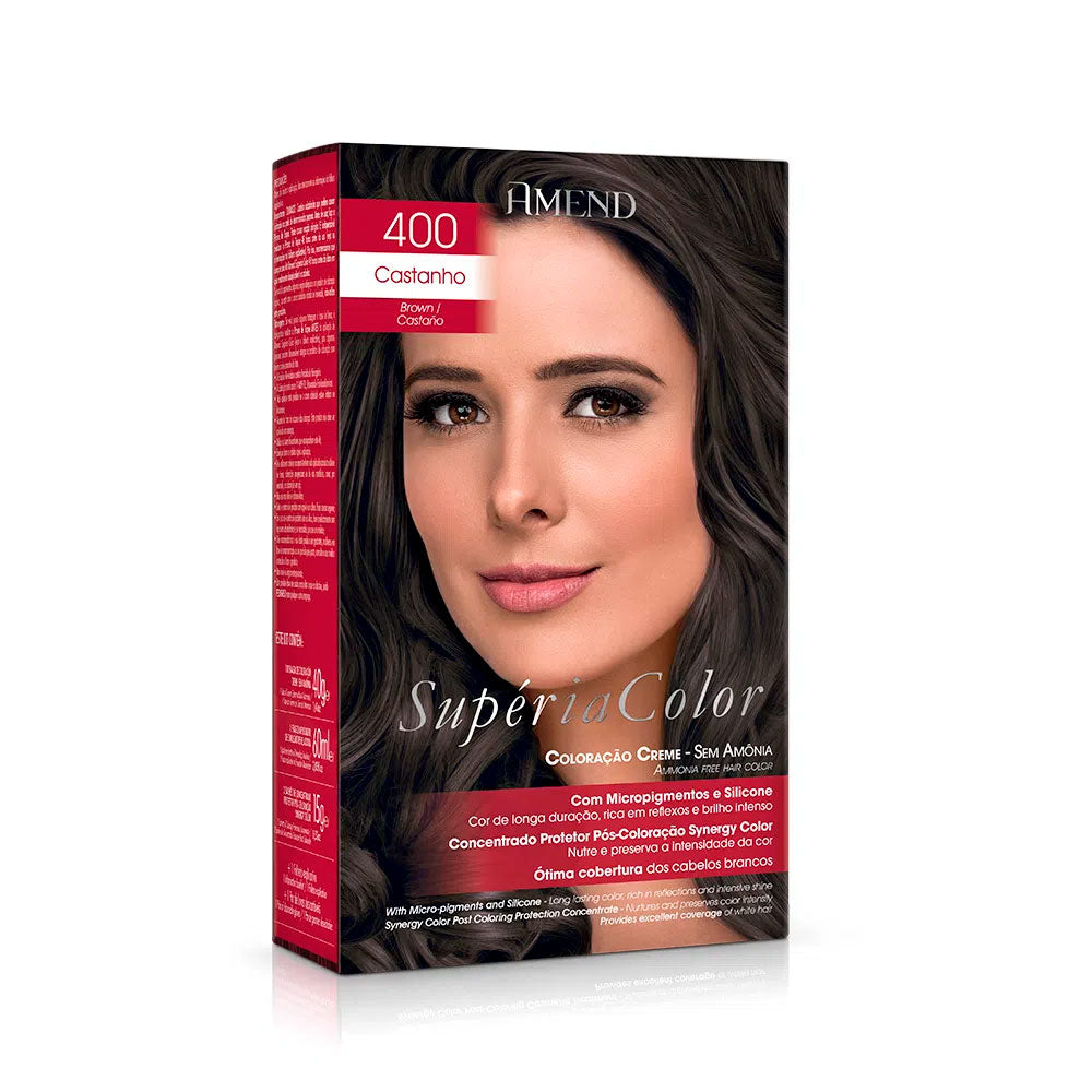 Tonalizante Amend Supéria Color Castanho 400