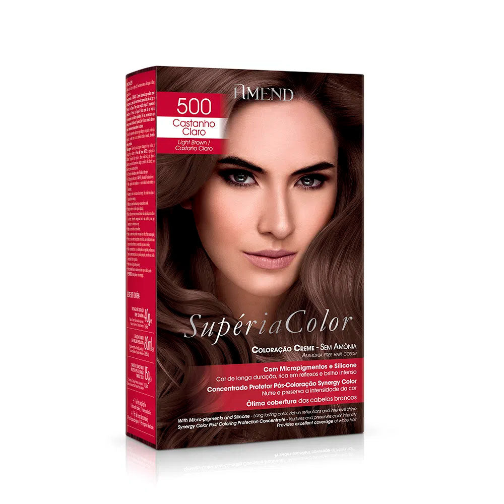 Tonalizante Amend Supéria Color Castanho Claro 500