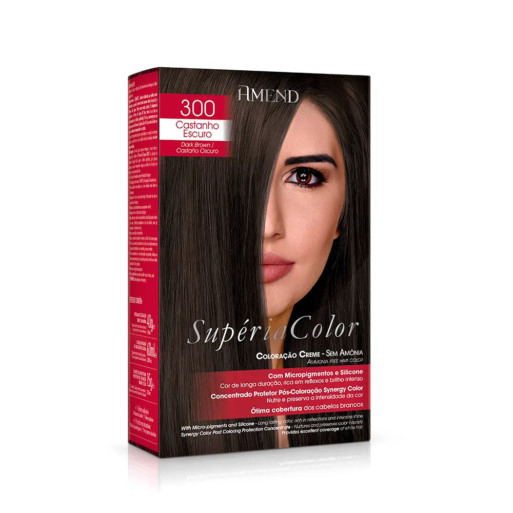 Tonalizante Amend Supéria Color Castanho Escuro 300