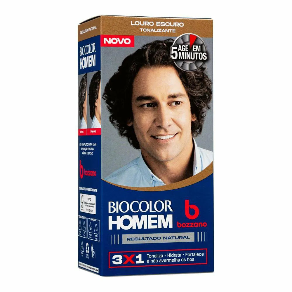 Tonalizante Biocolor Homem Bozzano Louro Escuro