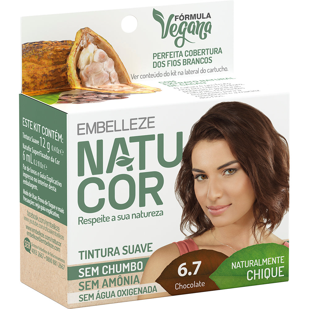 Tonalizante Embelleze Natucor Chocolate 6.7