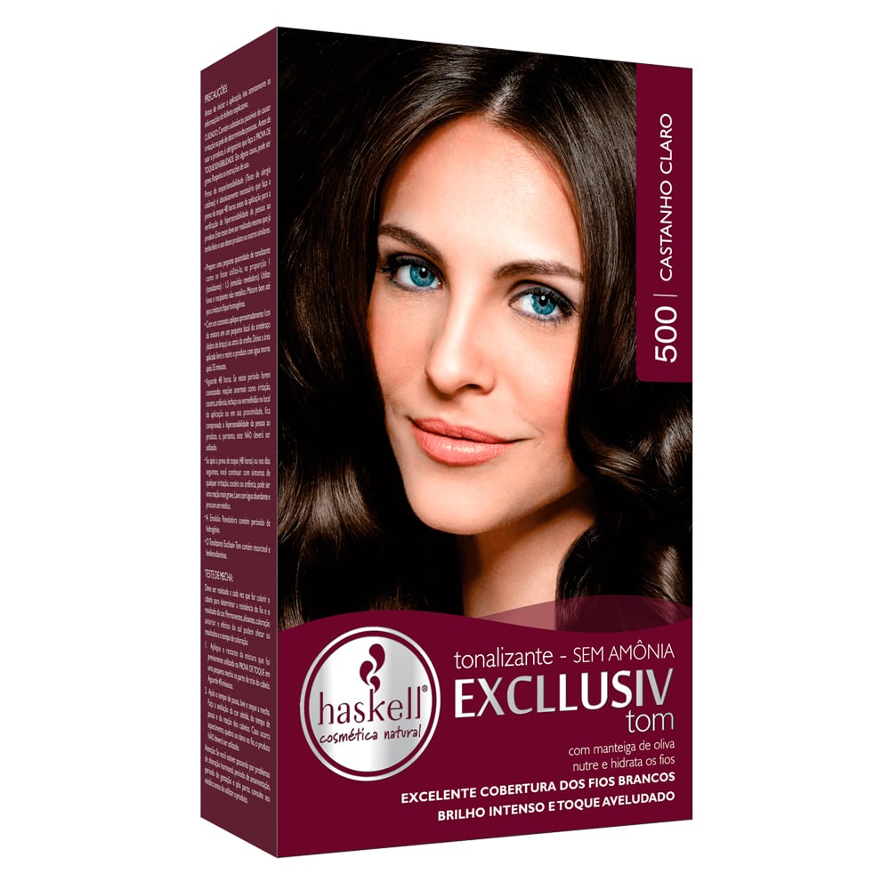 Tonalizante Haskell Excllusiv Color Castanho Claro 500