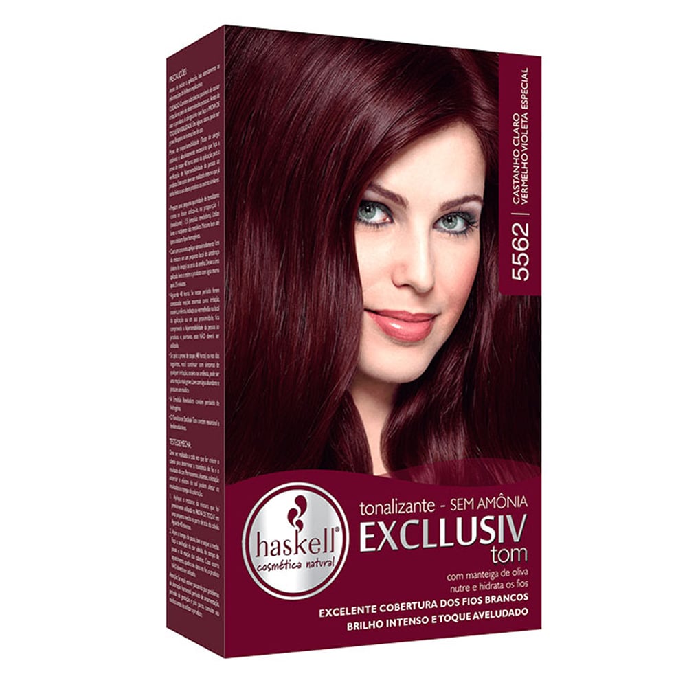 Tonalizante Haskell Excllusiv Color Castanho Claro Violeta Especial 5562