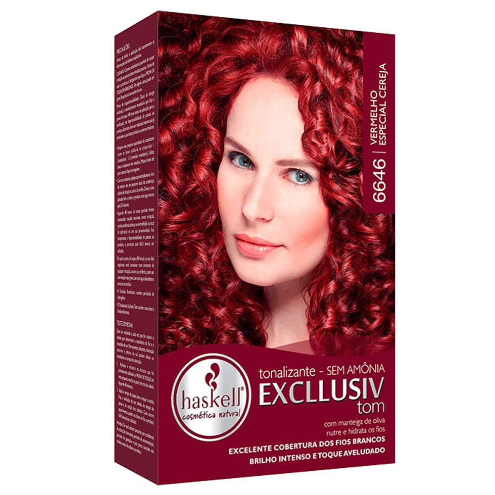 Tonalizante Haskell Excllusiv Color Vermelho Cereja 6646