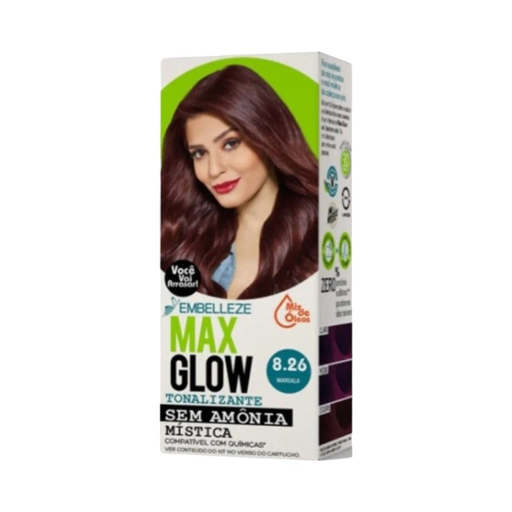 Tonalizante Max Glow Creme 8.26 Marsala