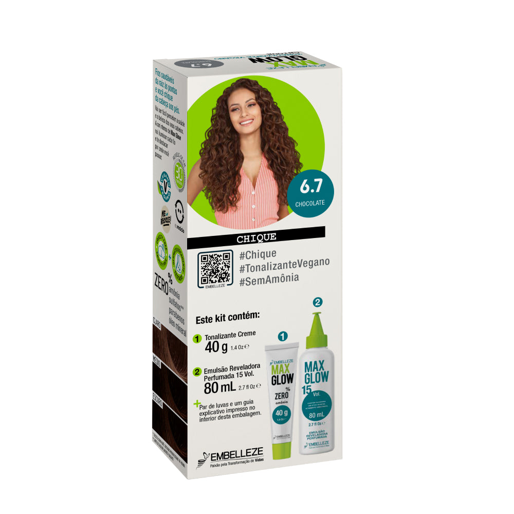 Tonalizante Max Glow Creme 6.7 Chocolate