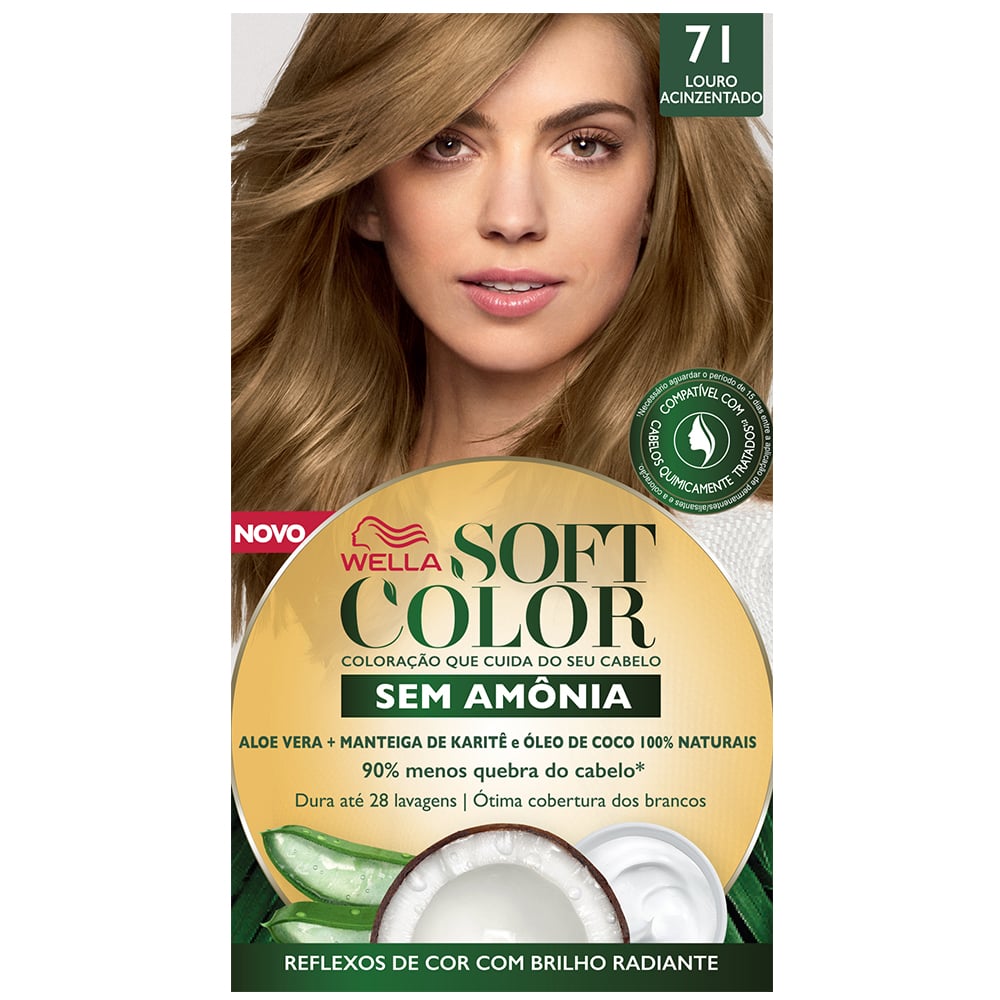 Tonalizante Soft Color Kit Louro Acinzentado 71