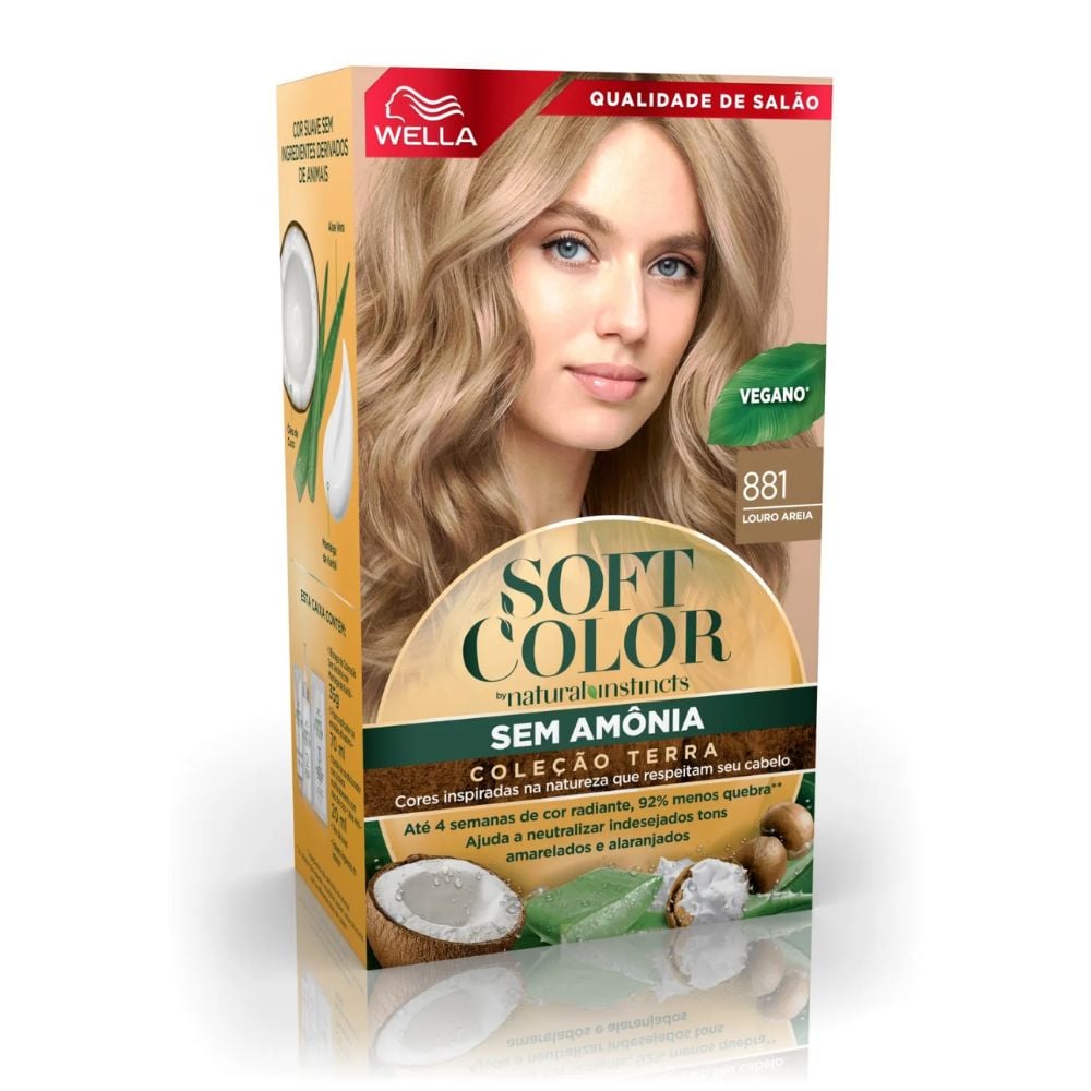 Tonalizante Soft Color Kit Louro Areia 881