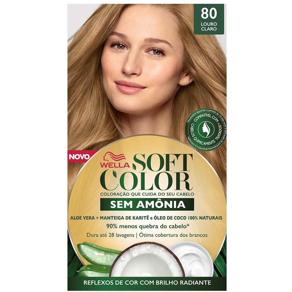 Tonalizante Soft Color Kit Louro Claro 80