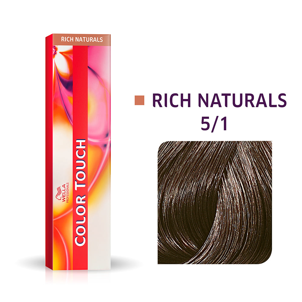 Tonalizante Wella Professionals Color Touch Castanho Claro Acinzentado 5/1