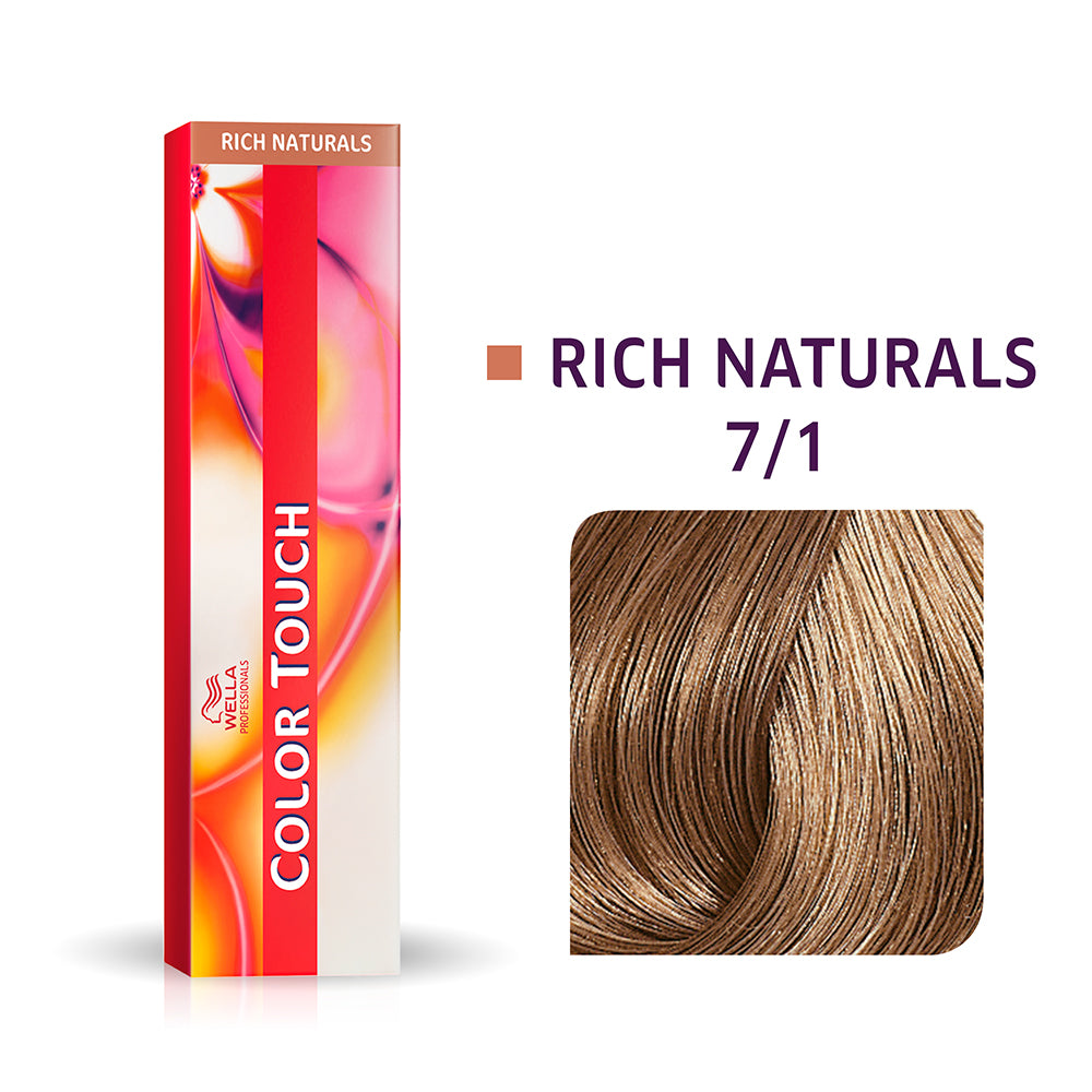 Tonalizante Wella Professionals Color Touch Louro Médio Acinzentado 7/1