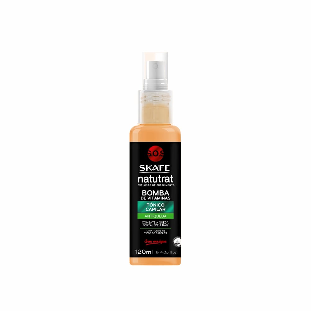 Tônico Capilar Antiqueda Skafe Natutrat Bomba de Vitaminas 120ml