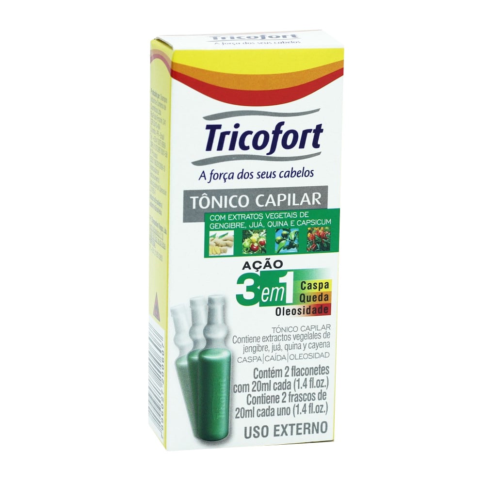 Tônico Capilar Tricofort Antiqueda 2un