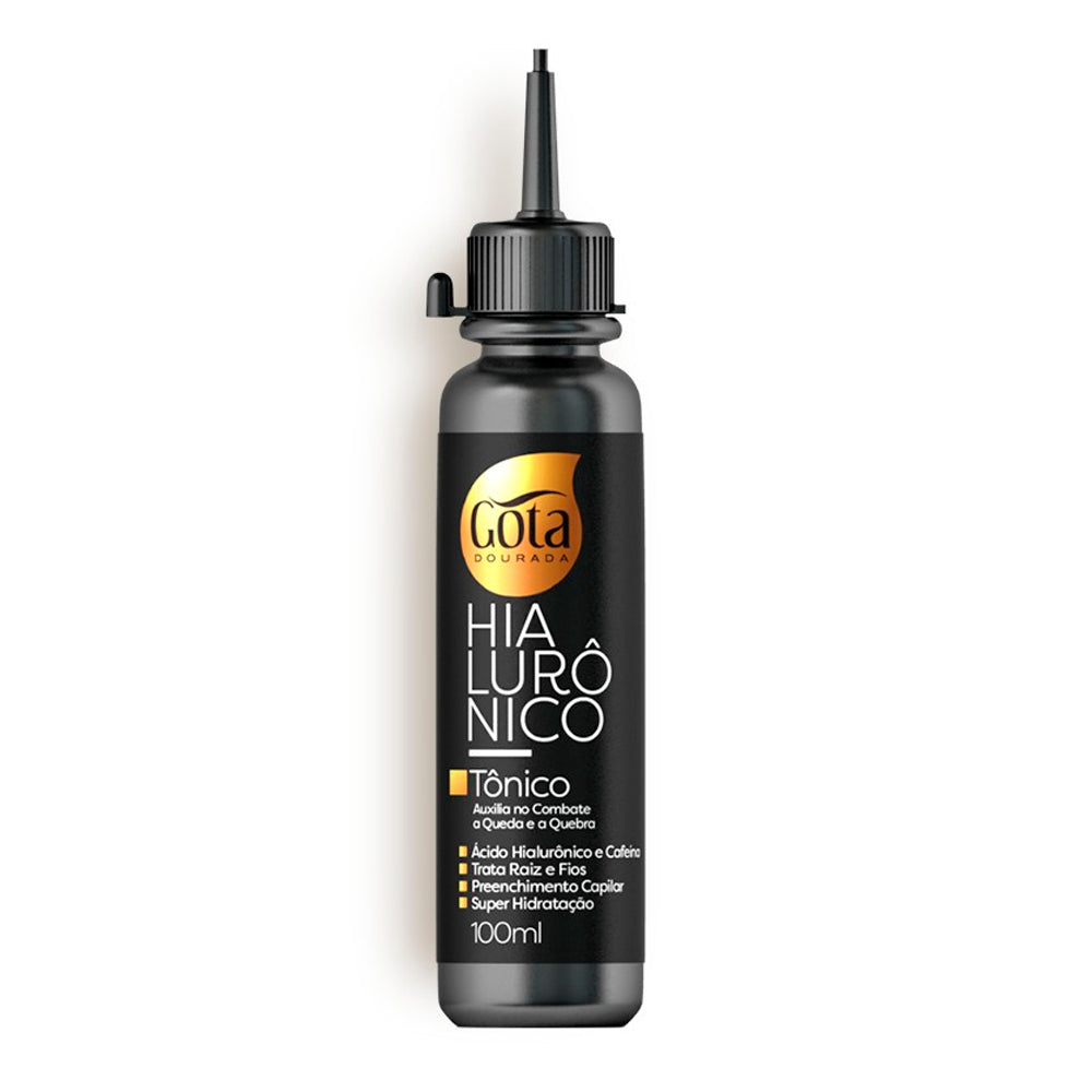 Tônico Capilar Gota Dourada Ácido Hialurônico 100ml