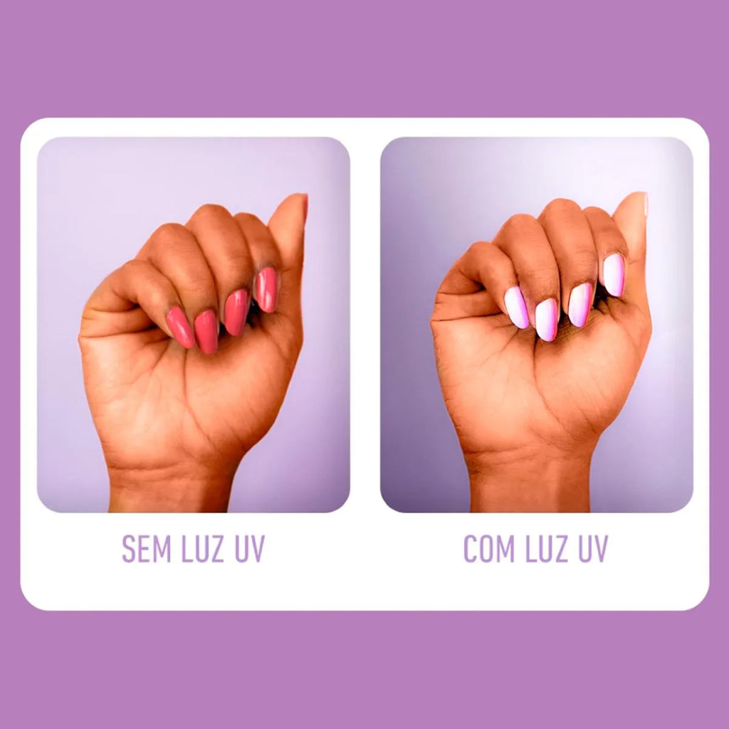 Top Coat Blant Efeito Gel Neon 8,5ml