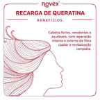 Tratamento Reconstrutor Embelleze Novex Recarga de Queratina Brasileira 80g