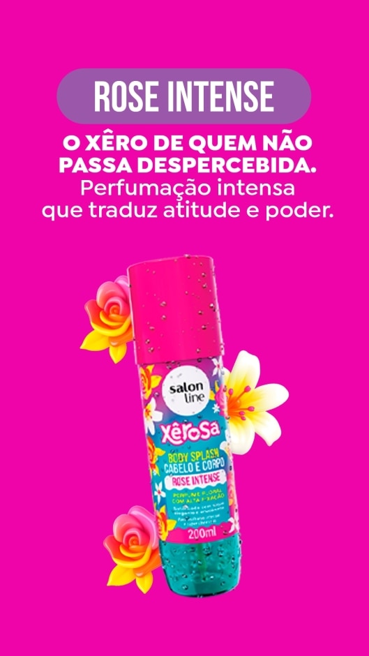 Body Splash Salon Line Xerosa Rose Intense 200 ml