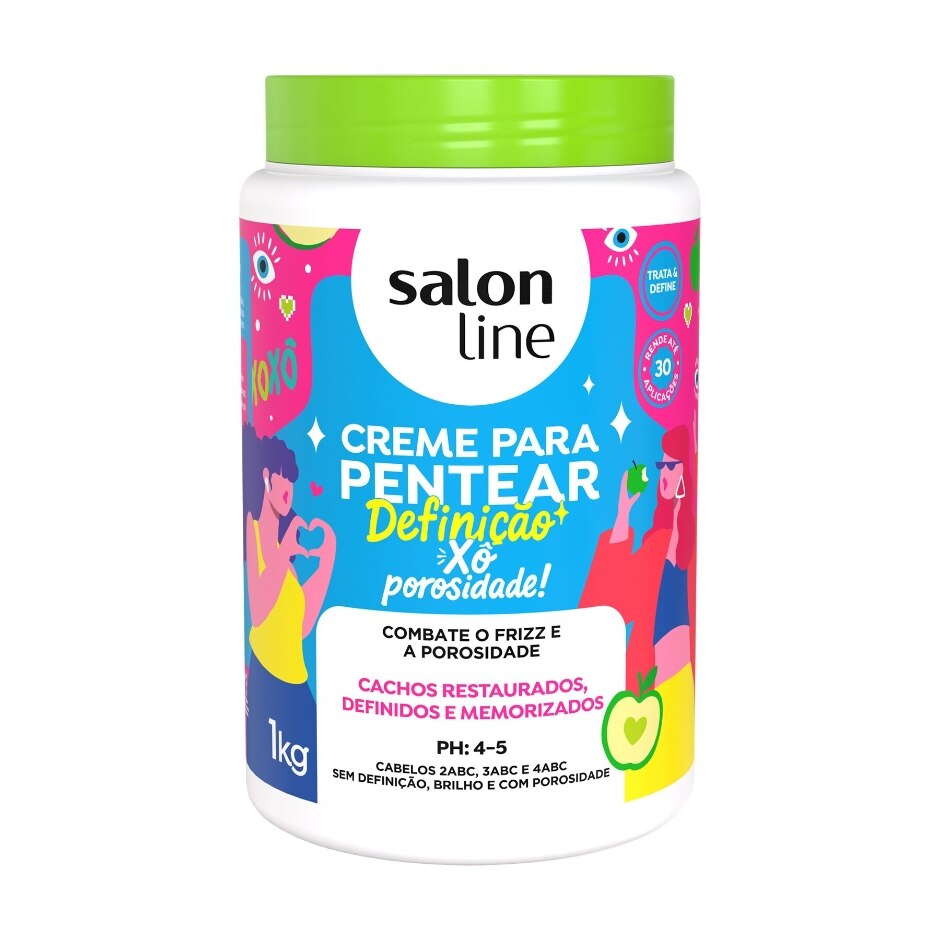Creme para Pentear Salon Line Definição Xô Porosidade 1kg