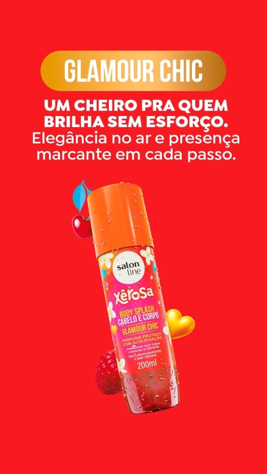Body Splash Salon Line Xerosa Glamour Chic 200 ml