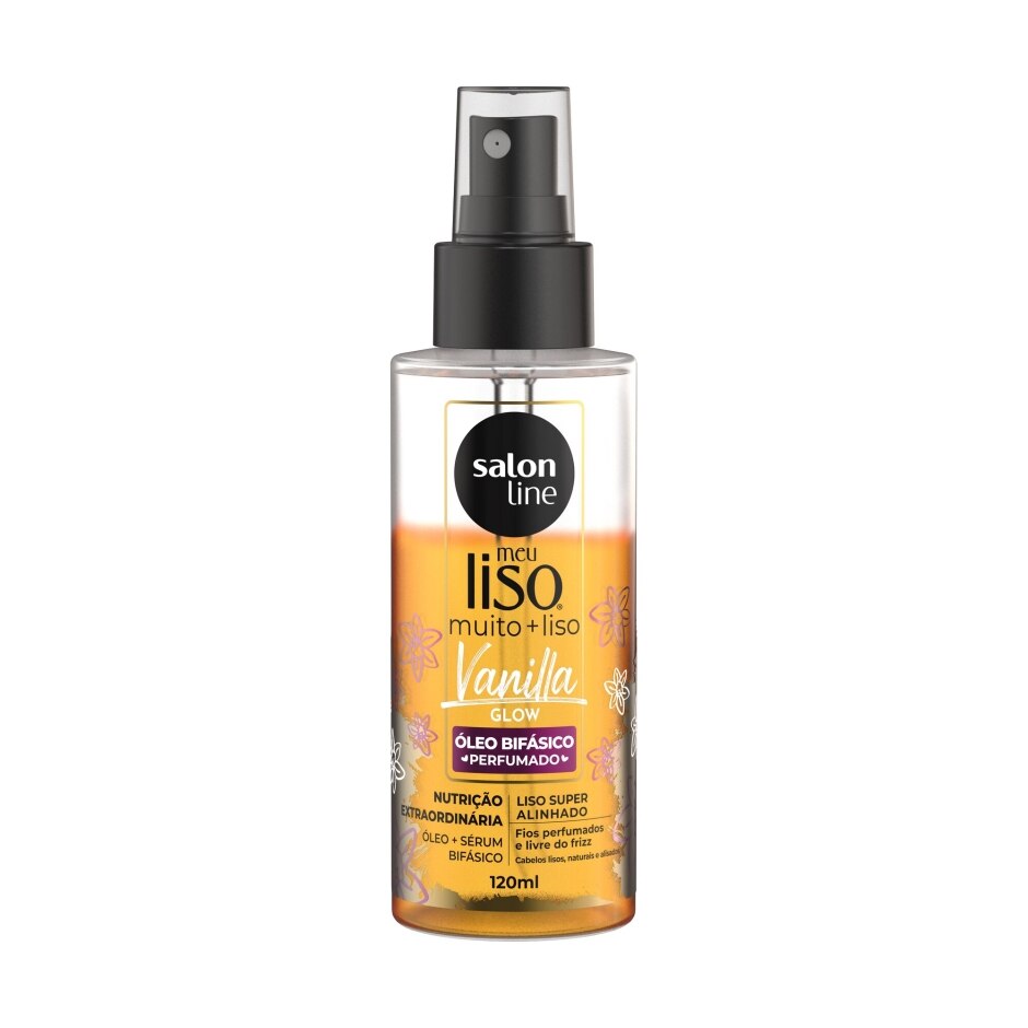 Óleo Capilar Salon Line Meu Liso Vanilla Glow Muito + Liso 120ml