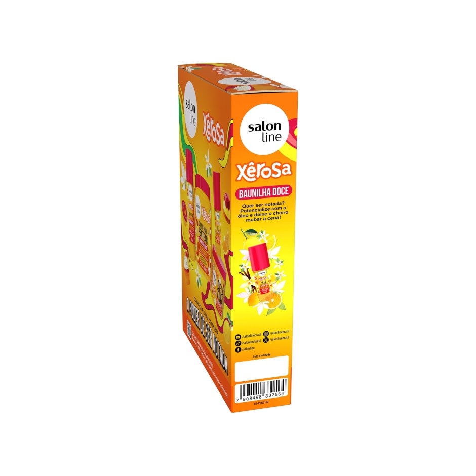 Kit Shampoo 300ml + Condicionador 200ml Salon Line Xerosa Baunilha Doce