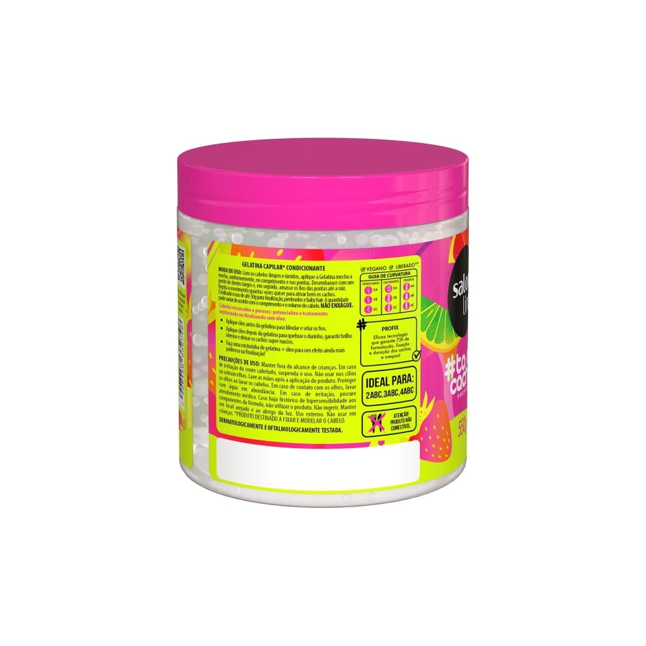 Gelatina Salon Line #ToDeCacho Pink Lemonade 550g