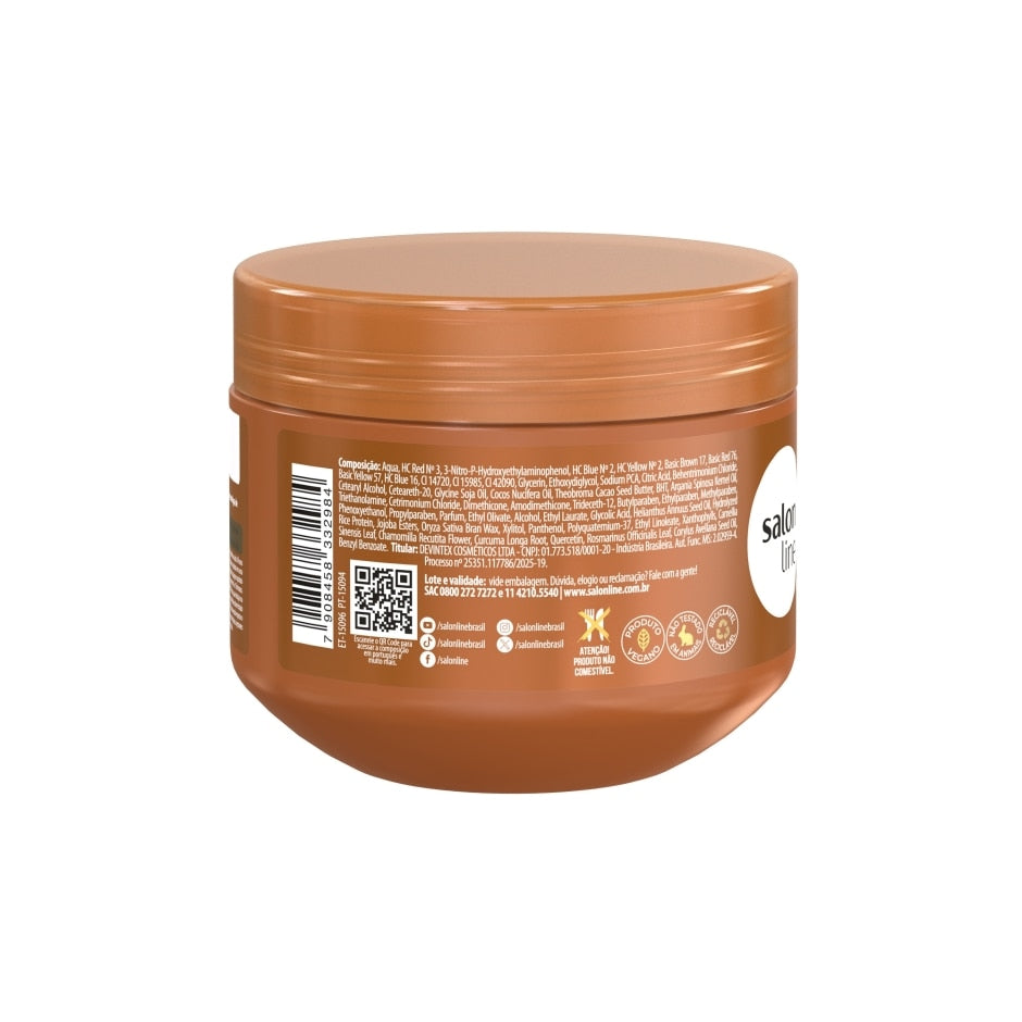 Máscara Matizadora Salon Line Meu Liso Chocolate 300g