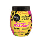 Creme Salon Line Cachos dos Sonhos 3 em 1 Multy Pink Fatal 1kg