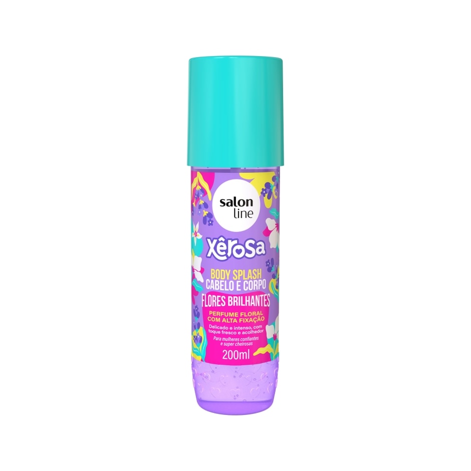 Body Splash Salon Line Xerosa Flores Brilhantes 200 ml