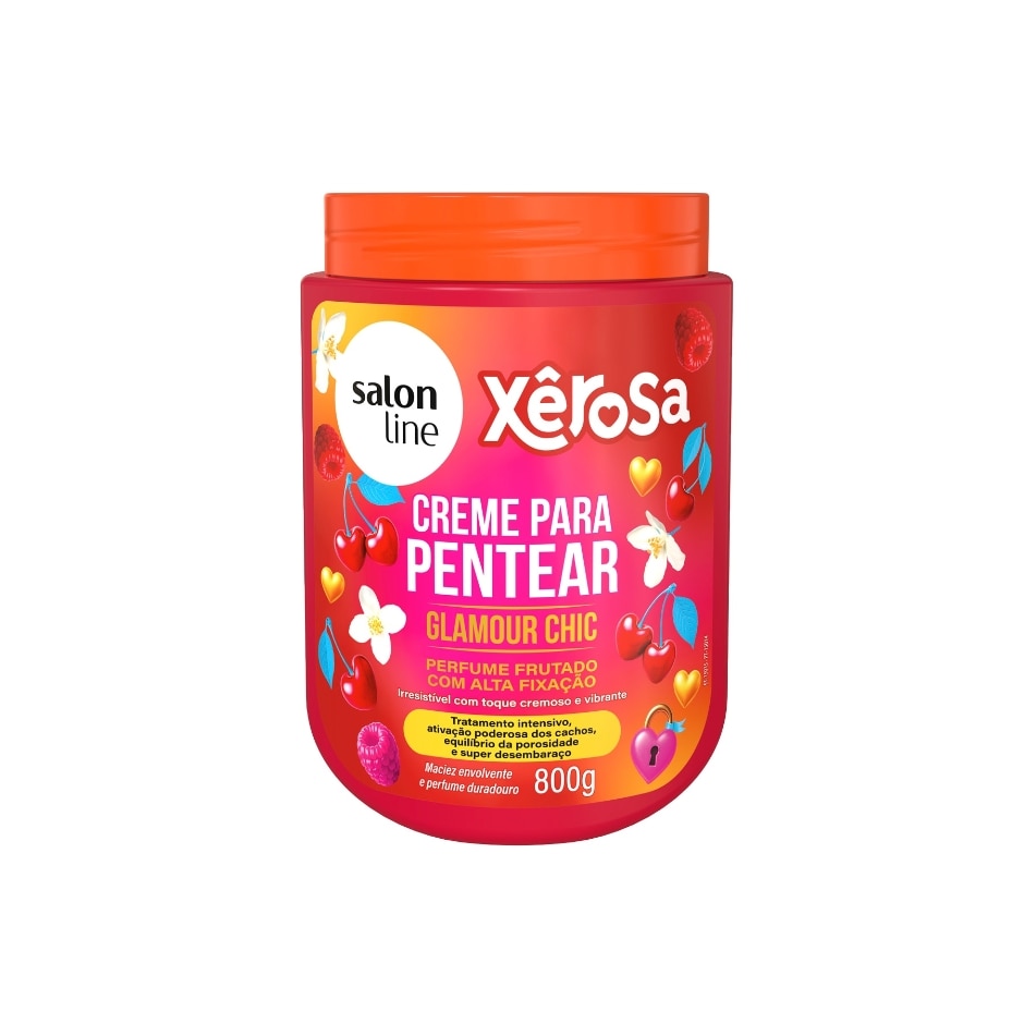 Creme para Pentear Salon Line Xerosa Glamour Chic 800g
