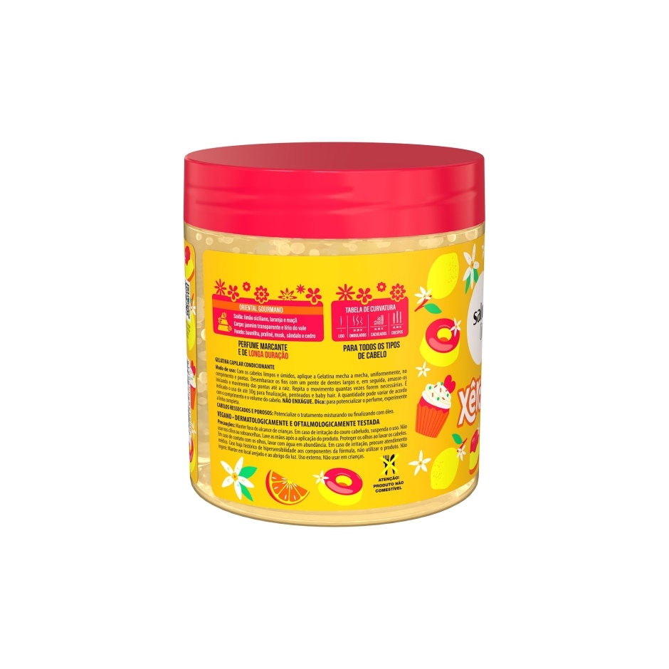 Gelatina Salon Line Xêrosa Baunilha Doce 500g