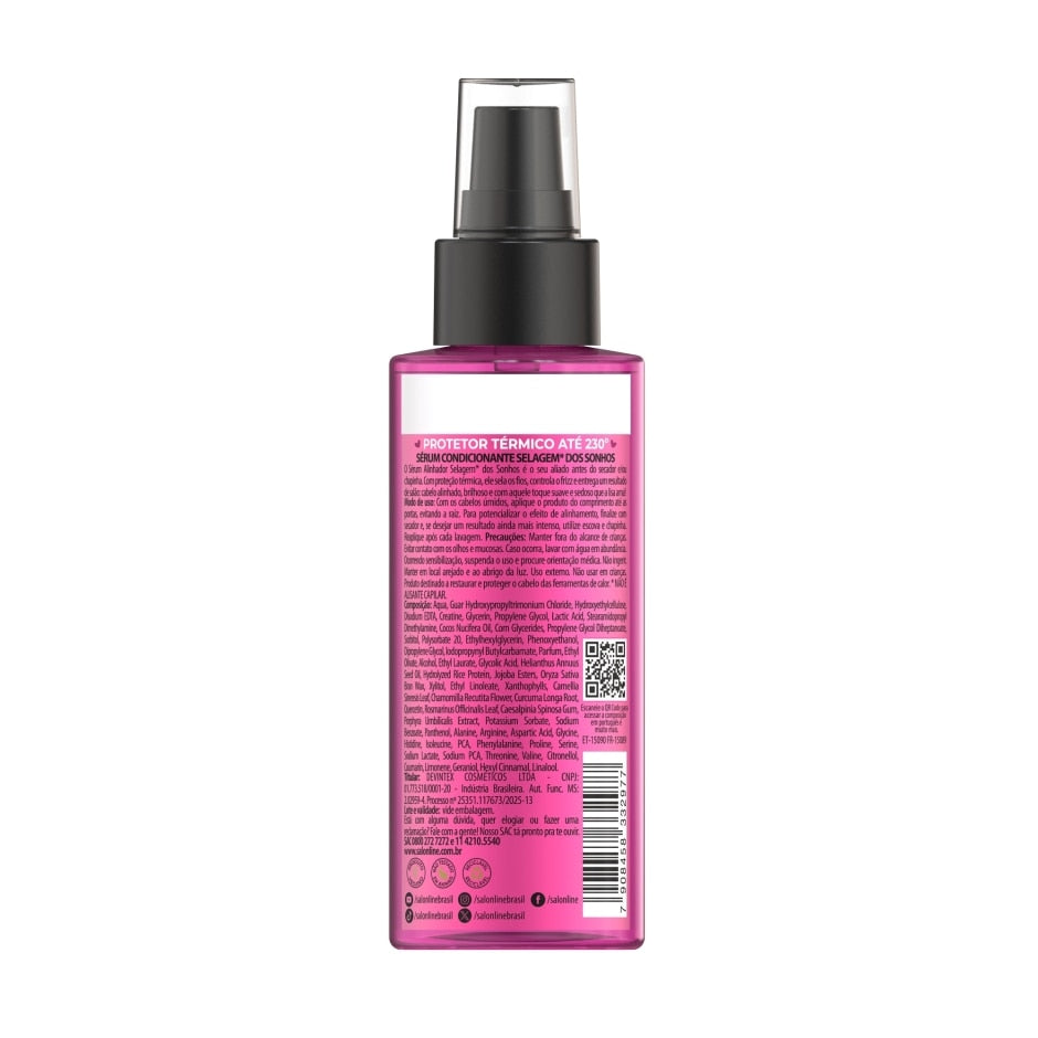 Sérum Capilar Salon Line Meu Liso Selagem dos Sonhos Demais 120ml
