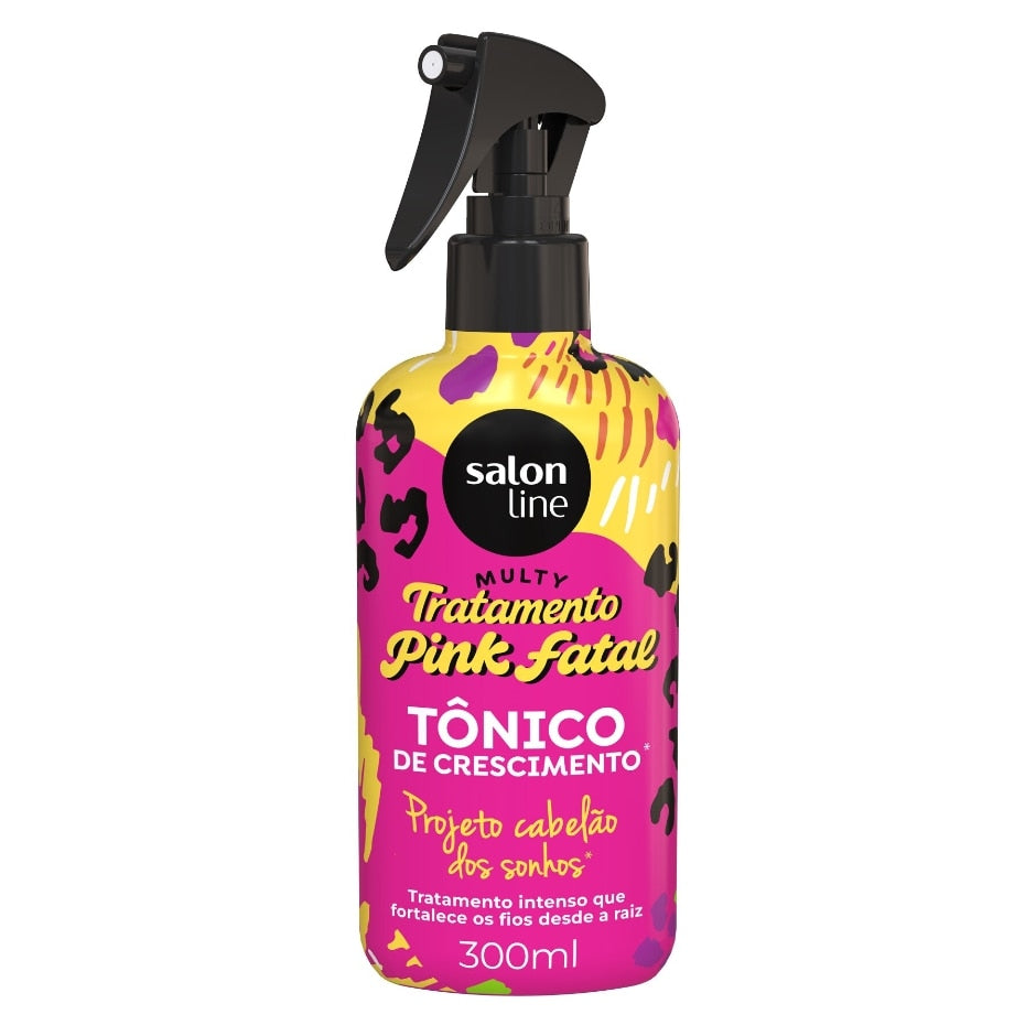 Tônico Capilar Salon Line Cachos dos Sonhos Multy Pink Fatal 300ml