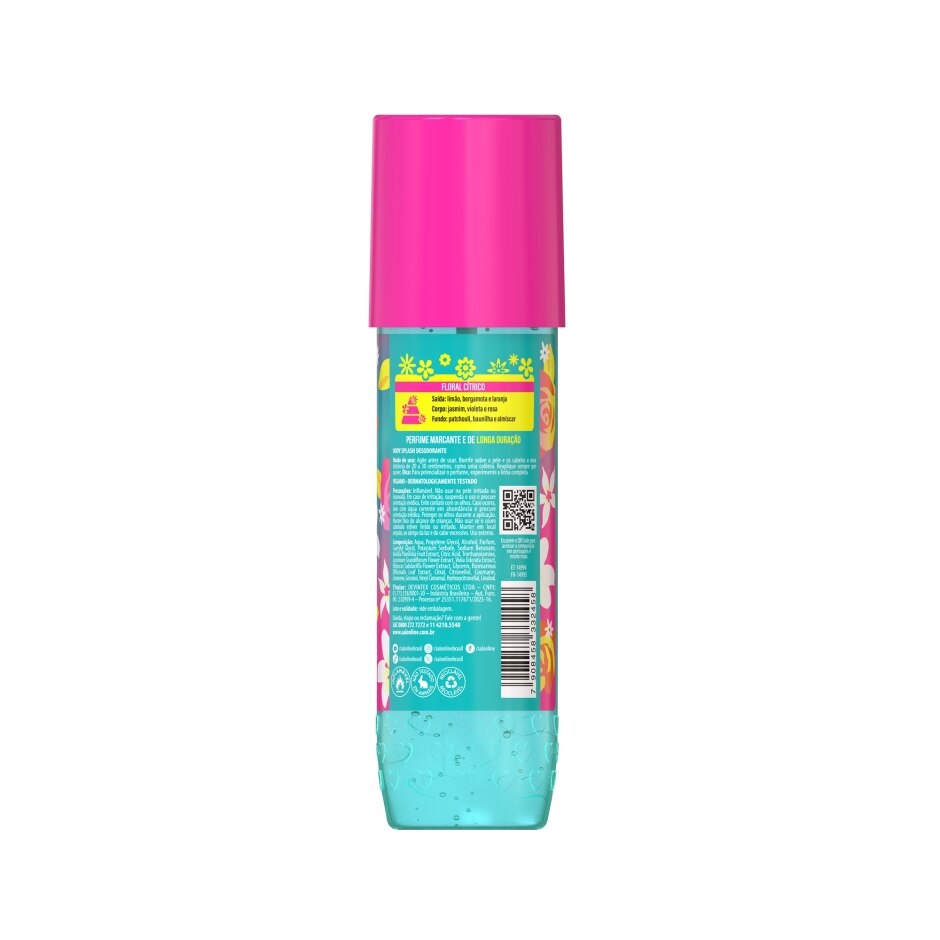 Body Splash Salon Line Xerosa Rose Intense 200 ml