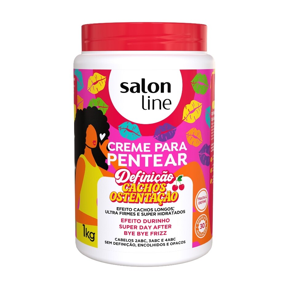 Creme para Pentear Salon Line Definição Cachos Ostentação 1kg