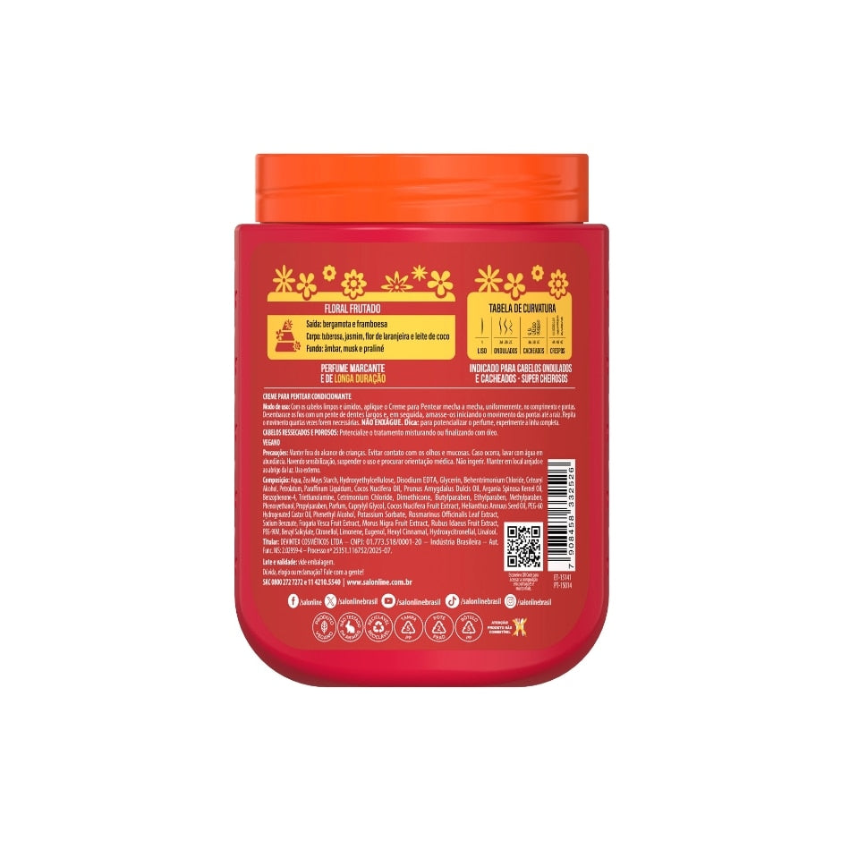 Creme para Pentear Salon Line Xerosa Glamour Chic 800g
