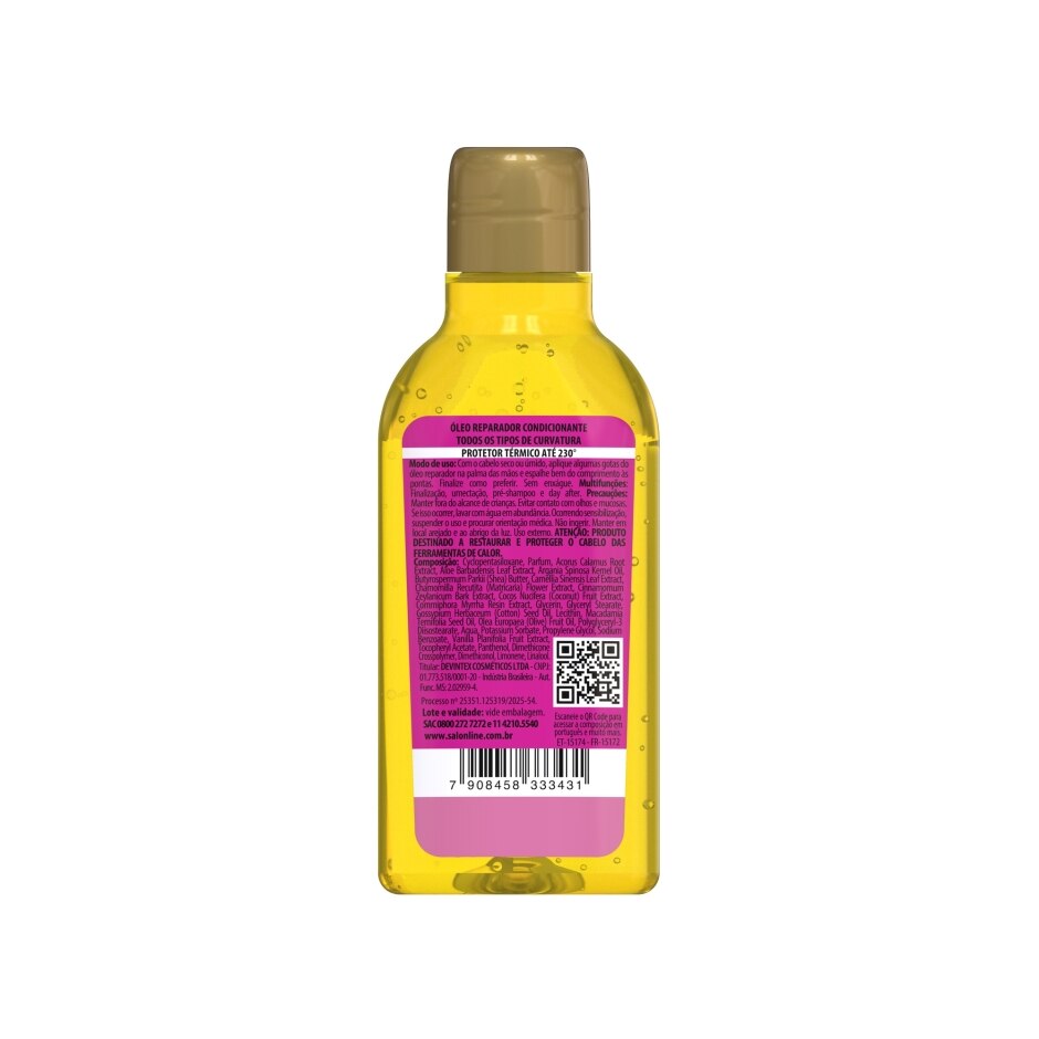 Óleo Condicionador Salon Line Cachos dos Sonhos Vanilla Multy Pink Fatal 50 ml